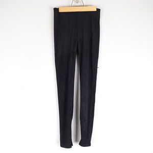 Velvet Graham & Spencer Leggings Pants Women's XS Faux Suede Ankle Zip Tights